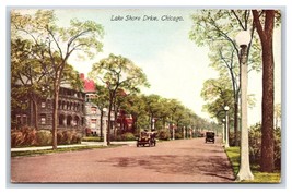 Lake Shore Drive Street View Chicago Illinois IL UNP DB Postcard Y5 - £2.75 GBP
