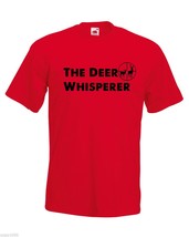 Mens T-Shirt Deer Hunting Quote The Deer Whisperer, Deers Hunt Shirts - $24.74