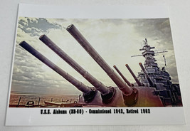 U.S.S. Alabama BB-60 Battleship 8&quot;x10&quot; Photo, Autographed/Signed By Photographer - £15.71 GBP
