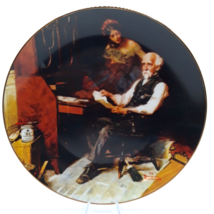 The Love Letters Norman Rockwell Plate- Bradford Exchange 1989 Plate #14975B - £10.26 GBP