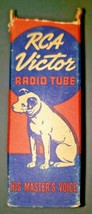 Vintage RCA Victor 1217 GT Vacuum Radio Tube Nipper The Dog Graphics NOS U114 - £15.63 GBP