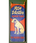 Vintage RCA Victor 1217 GT Vacuum Radio Tube Nipper The Dog Graphics NOS... - £15.89 GBP