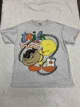 Vtg 1998 Single Stitch Looney Tunes Halloween TShirt Trick or Treat Twee... - $21.34