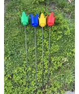 Vintage 4 Pack of 28&quot; Tulip-Top Beach Yard Beverage Drink Bottle Can Hol... - $74.69 CAD