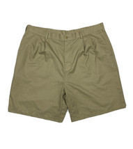 Geroge Men Size 40 (Measure 39x9) Beige Pleated Casual Shorts - $7.49