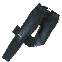 NWT Current/Elliott The Stiletto in 2 Year Destroy Black Stretch Skinny Jeans 26 - £33.05 GBP