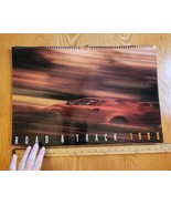 ROAD &amp; TRACK Calendar Vintage 1990 Large Format 22&quot; W x 15&quot; T Wire Bound... - $131.58 CAD