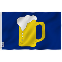 Anley Fly Breeze 3x5 Ft Beer Mug Flag - Vivid Color and UV Fade Resistant - £5.80 GBP