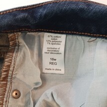 Maurices Mid-Rise Women's Blue Denim Jeans Size 20 Reg Measured 36x31 image 3