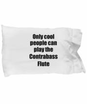 Contrabass Flute Player Pillowcase Musician Funny Gift Idea Bed Body Pillow Cove - £17.43 GBP