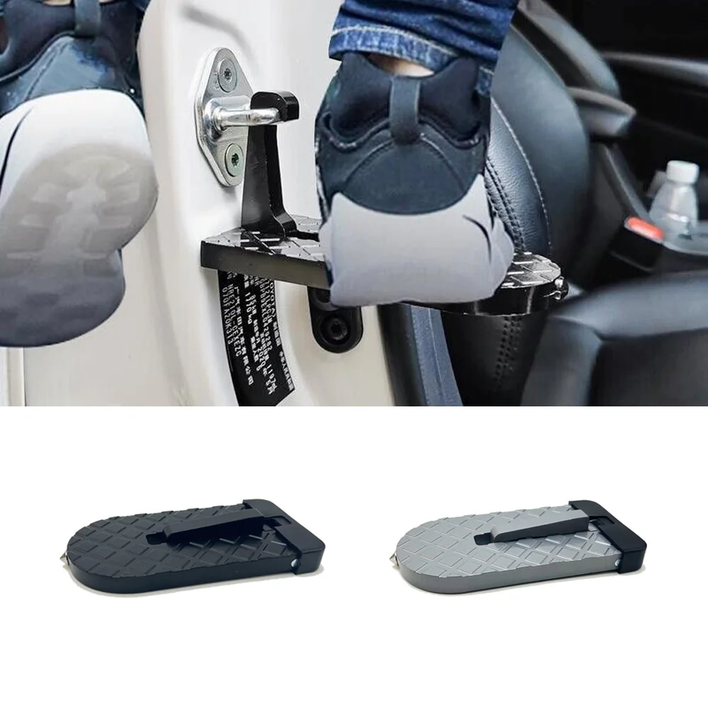 Thickened Foldable Car Roof Rack Step Door Step Latch Hook Foot Pedal Al... - $7.93