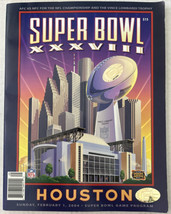 2004 Super Bowl XXXVIII (38) Official Game Program Houston Patriots vs. Panthers - £17.34 GBP