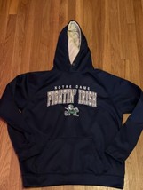 Notre Dame Fighting Irish Classic Logo Colosseum Pullover Hoodie Mens Size XL - £20.67 GBP