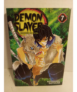 Book Manga Demon Slayer Kimetsu no Yaiba Volume 7 - £10.59 GBP