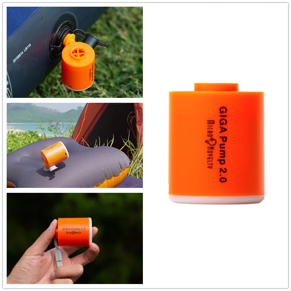 GIGA Pump 2.0 Mini Air Pump for Mattress Mat Camping Outdoor Portable Electric - £52.62 GBP