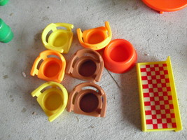 Lot of 1970s Little People Chairs and Bench - $19.00 CAD