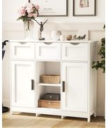 Storage Cabinets，Wooden Floor Cabinet，with Drawers and Shelves - £132.98 GBP