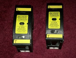 BUSS JTN60030 FUSE HOLDER 600V 1 POLE 30A CLASS J LOT OF 2 $19 - £27.16 GBP