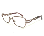 Bebe Eyeglasses Frames BB5173 770 ROSE GOLD Cat Eye Swarovski Crystals 5... - $69.29