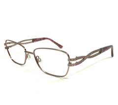 Bebe Eyeglasses Frames BB5173 770 ROSE GOLD Cat Eye Swarovski Crystals 5... - £54.30 GBP