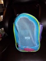 Pucci Pups Plush Blue W/BUTTERFLIES Toy Pet Carrier Pet Carrier Bag - By Battat - £14.26 GBP