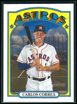 2021 Topps Heritage High Number #666 Carlos Correa Houston Astros - £1.56 GBP