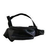 Vintage Black Leather Hard Rock Cafe Orlando Fanny Pack w/ Key Chain Holder - $27.71