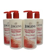 (4) Jergens Extra Moisturizing Hand Soap Liquid Pump Cherry Almond Essen... - $28.05 CAD