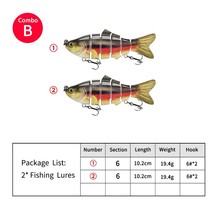 ODS 3pcs 14.2cm 27g Sin Swimbait Crankbaits Fishing Lure Set of Wobblers for Pik - £35.73 GBP