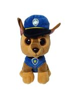 Ty Beanie Boo Paw Patrol Chase Plush Police Dog Brown Blue Stuffed Anima... - $454.07 MXN