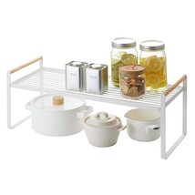 YAMAZAKI home Wired Organizer Rack-Kitchen Storage Shelves, One Size, Wh... - £58.28 GBP