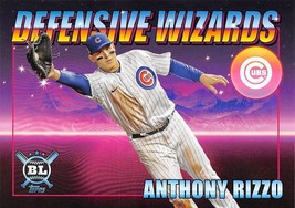 2021 Topps Big League Defensive Wizards #DW9 Anthony Rizzo Chicago Cubs ⚾ - £0.69 GBP