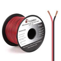 100FT 16 Gauge 2Pin 2 Color Red Black Cable Hookup Electrical LED Strips Extensi - £21.47 GBP