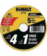 4-1/2-Inch Right Angle Grinder Kit Blades Metal and Stainless Cutting Wh... - $16.22 CAD