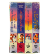 CHRISTMAS CLASSICS SERIES  VHS 4 PACK - NEW  FROSTY, RUDOLPH, SANTA, DRUMMER BOY - £46.98 GBP