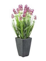 Europalms Lavender, Artificial Plant, Rosé, in Decorative Pot, 45cm - £18.88 GBP