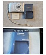 Canon Power Shot Elph SD630 Digital Camera 6MP Silver Charger PC1147 Wor... - €106,31 EUR