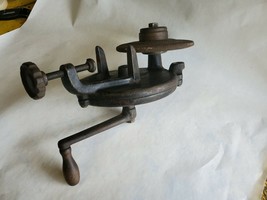 Antique/Vintage Cast Iron Bench Mount Hand Crank Sharpening Stone/ Grinder - £31.63 GBP