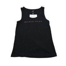 Michael Kors Shirt Womens L Black Plain Sleeveless Scoop Neck Pullover Tank Top - £18.28 GBP