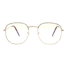 Blue Light Filtering Lens Glasses Soft Square Hipster Style Metal Frame ... - $238.91 MXN