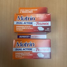 2 Pack~ Motrin Dual Action with Tylenol 20ct EXP.MAR/2026 - $17.86 CAD