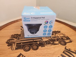 Amcrest 5MP AI PoE Outdoor Security Turret IP Camera - White (IP5M-T1277... - $59.40