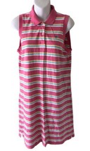 Lilly Pulitzer Pink Polo Dress Size Medium Short Sleeve - £29.13 GBP
