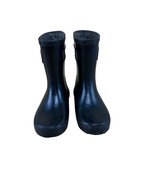 Bogs Rain Boots Unisex Size Yourh 2 Black Skipper Solid Pull On Waterproof - $37.83 CAD