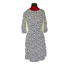 LARK &amp; RO Dress Multicolor Women Size XS Fit &amp; Flare 3/4 Sleeve Tulip Print - £16.55 GBP