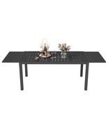 Outdoor Extendable Aluminum Dining Table 97.2&#39;L - $7,526.53 MXN