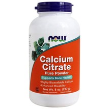 NOW Foods Calcium Citrate 100% Pure Powder, 8 Ounces - £10.64 GBP