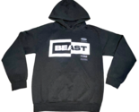 Mr Beast Hoodie Size S Black Sweatshirt White Logo Pull-Over Hoodie - $39.99