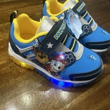 Paw Patrol Light-up Toddler Shoes Sneakers Size  7 Baby Shoe Chase Marshal - $23.36