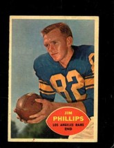 1960 Topps #66 Jim Phillips Ex La Rams *X98063 - £1.53 GBP